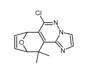 6-chloro-11,11-dimethyl-10,11-dihydro-7,10-epoxy-7H-cyclohept[d]imidazo[1,2-b]pyridazine结构式