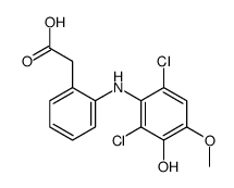 3'-羟基-4'-甲氧基双氯芬酸结构式