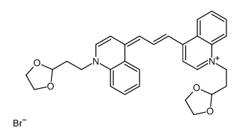 N,N'-bis(2-ethyl-1,3-dioxolane)kryptocyanine结构式