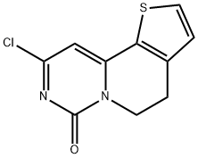 2-chloro-6,7-dihydro-4H-pyrimidothienopyridin-4-one Structure