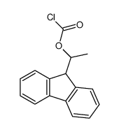 氯甲酸(+)-1-(9-亚氟基)乙酯结构式