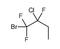 1-bromo-2-chloro-1,1,2-trifluoro-butane Structure