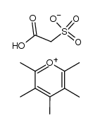 pentamethylpyrylium carboxymethylsulfonate结构式