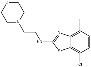 7-Chloro-4-methyl-N-(2-morpholinoethyl)benzo[d]thiazol-2-amine Structure