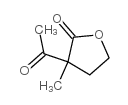 3-乙酰-3-甲基二氢呋喃-2(3H)-酮结构式