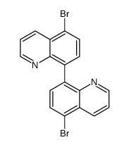 5,5'-二溴-8,8'-联喹啉结构式