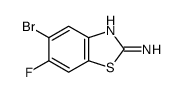 5-bromo-6-fluorobenzo[d]thiazol-2-amine Structure