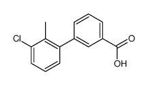 3-Chloro-2-methylbiphenyl-3-carboxylic acid Structure