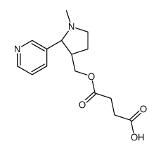 rac-反式-3'-羟甲基烟碱半琥珀酸酯结构式