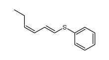 (1E,3Z)-hexa-1,3-dien-1-yl(phenyl)sulfane Structure