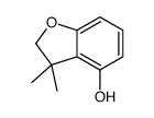 3,3-DIMETHYL-2,3-DIHYDROBENZOFURAN-4-OL结构式