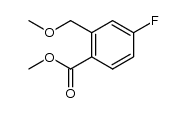 methyl 4-fluoro-2-(methoxymethyl)benzoate结构式