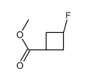 Methyl trans-3-fluorocyclobutanecarboxylate Structure