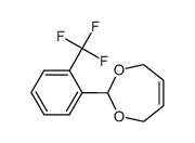 2-(2-trifluoromethylphenyl)-1,3-dioxepin-5-ene结构式