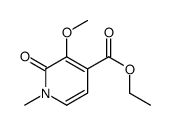 3-甲氧基-1-甲基-2-氧代-1,2-二氢吡啶-4-羧酸乙酯结构式