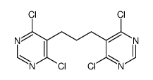 4,6-dichloro-5-[3-(4,6-dichloropyrimidin-5-yl)propyl]pyrimidine Structure