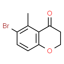 6-溴-5-甲基苯并吡喃-4-酮结构式
