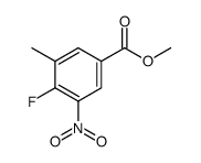 methyl 4-fluoro-3-methyl-5-nitrobenzoate Structure
