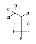 2,2,3,4,4,4-hexachloro-1,1,1-trifluorobutane结构式