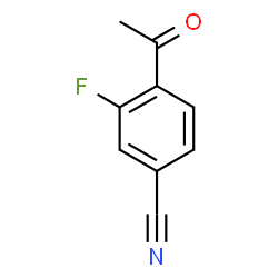 4-Acetyl-3-fluorobenzonitrile structure