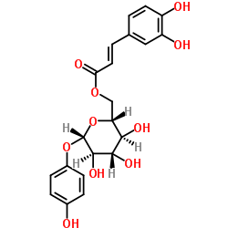6-O-咖啡酰基熊果甙结构式