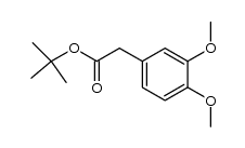 tert-butyl 3,4-dimethoxyphenylacetate Structure