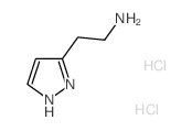 2-(3-吡唑基)乙胺二盐酸盐结构式