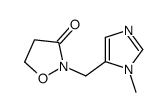 2-[(3-methylimidazol-4-yl)methyl]-1,2-oxazolidin-3-one Structure