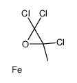 iron,2,2,3-trichloro-3-methyloxirane结构式