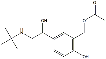 沙丁胺醇 乙酸盐结构式
