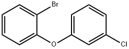 1-溴-2-(3-氯苯氧基)苯结构式