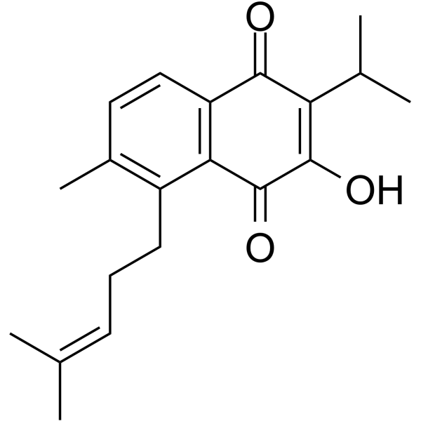 3,4-Didehydrosapriparaquione structure