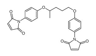 1,4-BIS(4-MALEIMIDOPHENOXY)PENTANE Structure