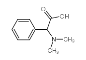 Benzeneacetic acid, a-(dimethylamino)- Structure