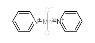 Manganese,dichlorobis(pyridine)-, (T-4)- Structure