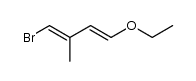1-bromo-4-ethoxy-2-methylbuta-1,3-diene Structure