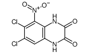 6,7-二氯-5-硝基喹喔啉-2,3(1H,4H)-二酮图片