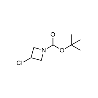 3-氯氮杂环丁烷-1-羧酸叔丁酯结构式