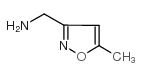 (5-甲基-3-异恶唑)甲胺结构式