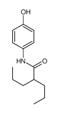 N-(4-hydroxyphenyl)-2-propylpentanamide Structure