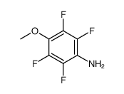 2,3,5,6-tetrafluoro-4-methoxyaniline Structure