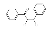 1-Propanone,2,3-dichloro-1,3-diphenyl-结构式