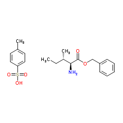 L-异亮氨酸苄酯对甲苯磺酸盐结构式