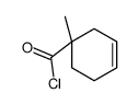3-Cyclohexene-1-carbonyl chloride, 1-methyl- (8CI,9CI)结构式
