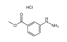 3-肼基苯甲酸甲酯盐酸盐结构式