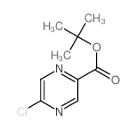 tert-Butyl5-chloropyrazine-2-carboxylate Structure