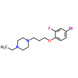 1-[3-(4-Bromo-2-fluorophenoxy)propyl]-4-ethylpiperazine结构式