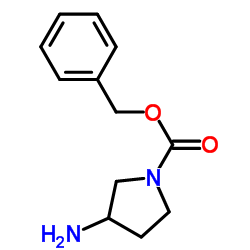 Benzyl 3-aminopyrrolidine-1-carboxylate Structure