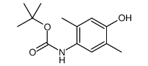 tert-butyl N-(4-hydroxy-2,5-dimethylphenyl)carbamate Structure