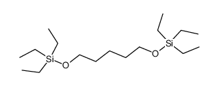 1,5-Bis-triaethylsilyloxy-pentan结构式